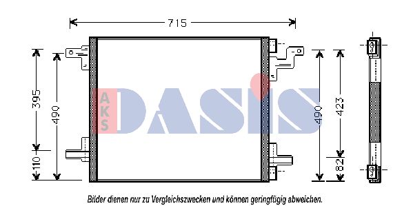 AKS DASIS Kondensators, Gaisa kond. sistēma 122005N